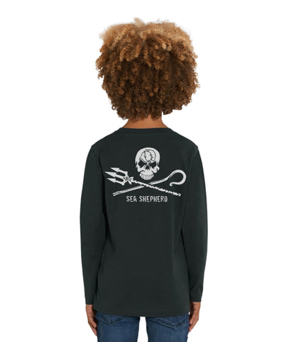 T-shirt Kids Jolly Roger Manches longues