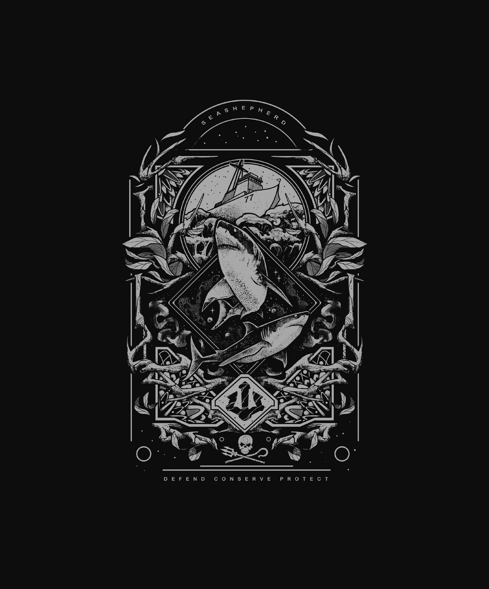 T-shirt Homme Stay Close Requins